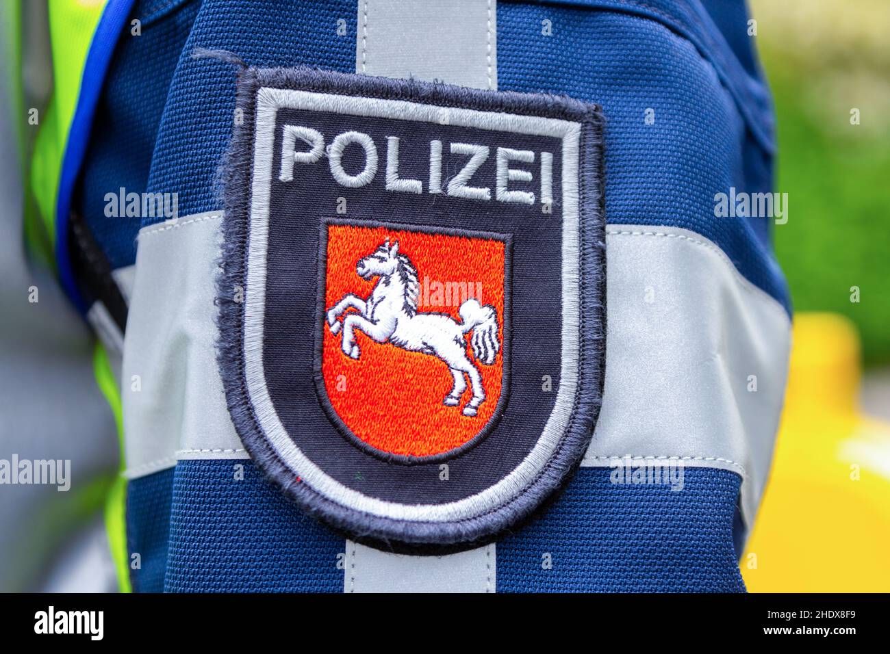 lower saxony, coat of arms, police, niedersachsen, polices Stock Photo ...