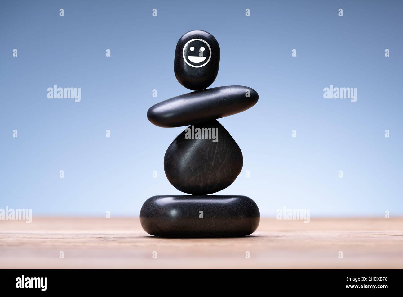 Harmony And Spa Stone Balance. Natural Stability Inspiration Stock Photo
