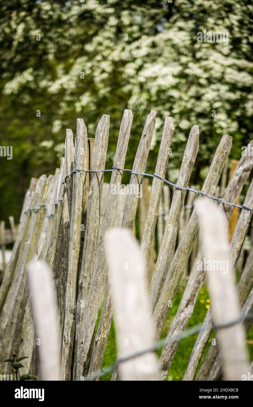 fence, boundary, fences, boundaries Stock Photo Alamy