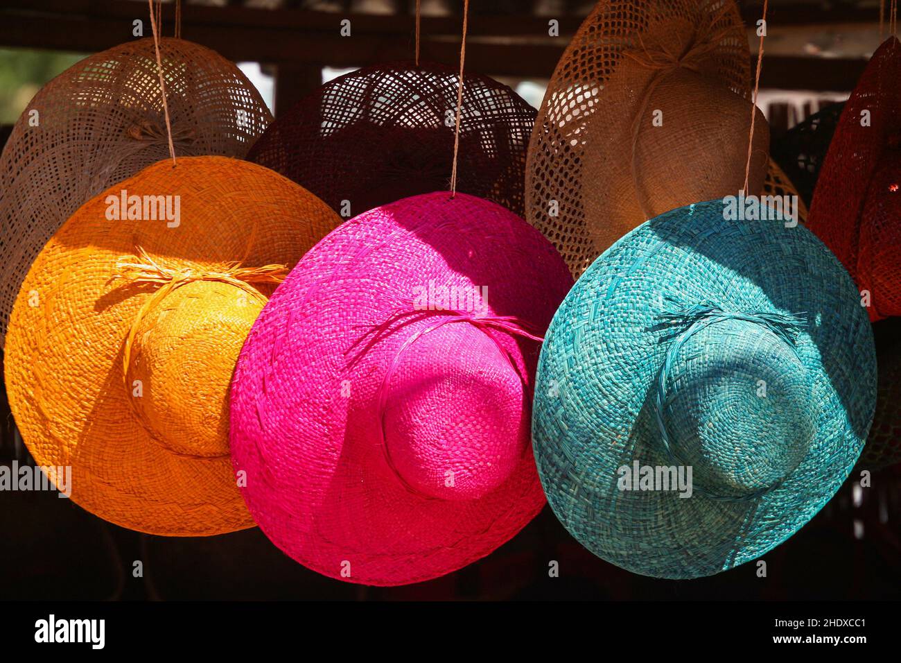 sun hat, souvenir, sun hats, souvenirs Stock Photo Alamy