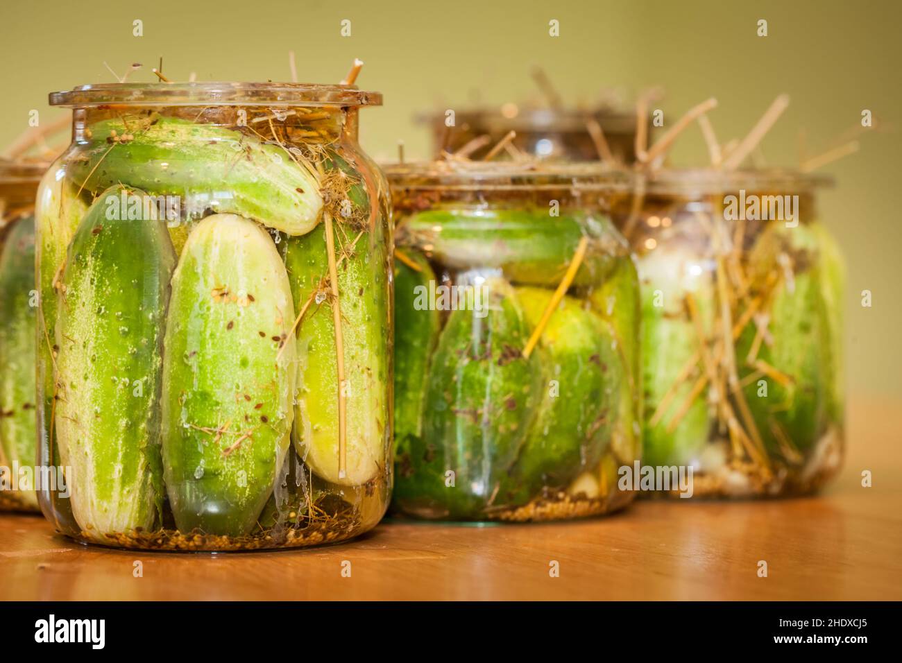 pickled cucumbers, gherkins, gherkin Stock Photo Alamy