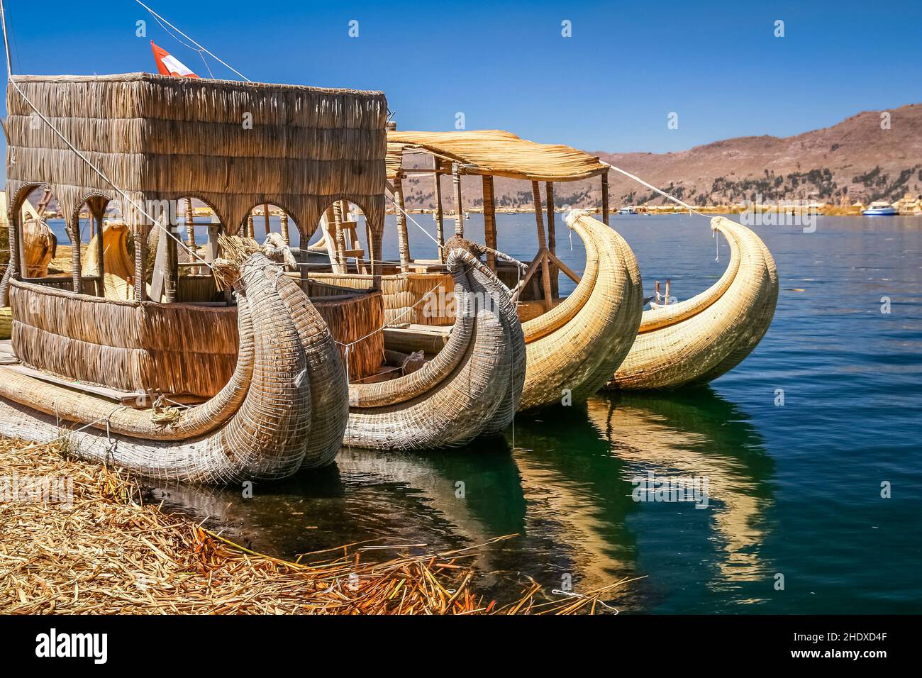boat tour, traditional, puno, boat tours, traditionals, punos Stock Photo