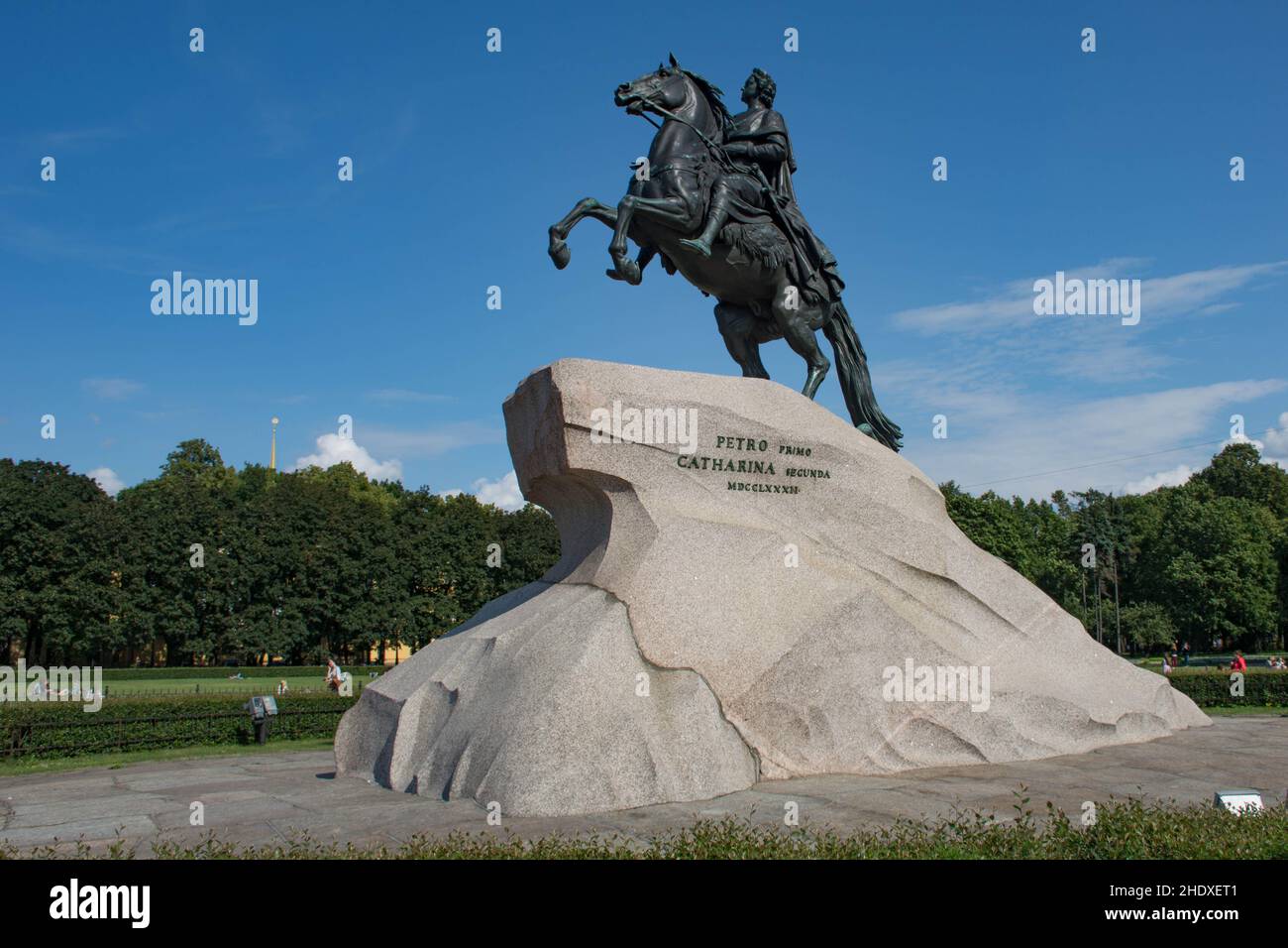 The Bronze Horseman Peter the Great Stock Photo Alamy