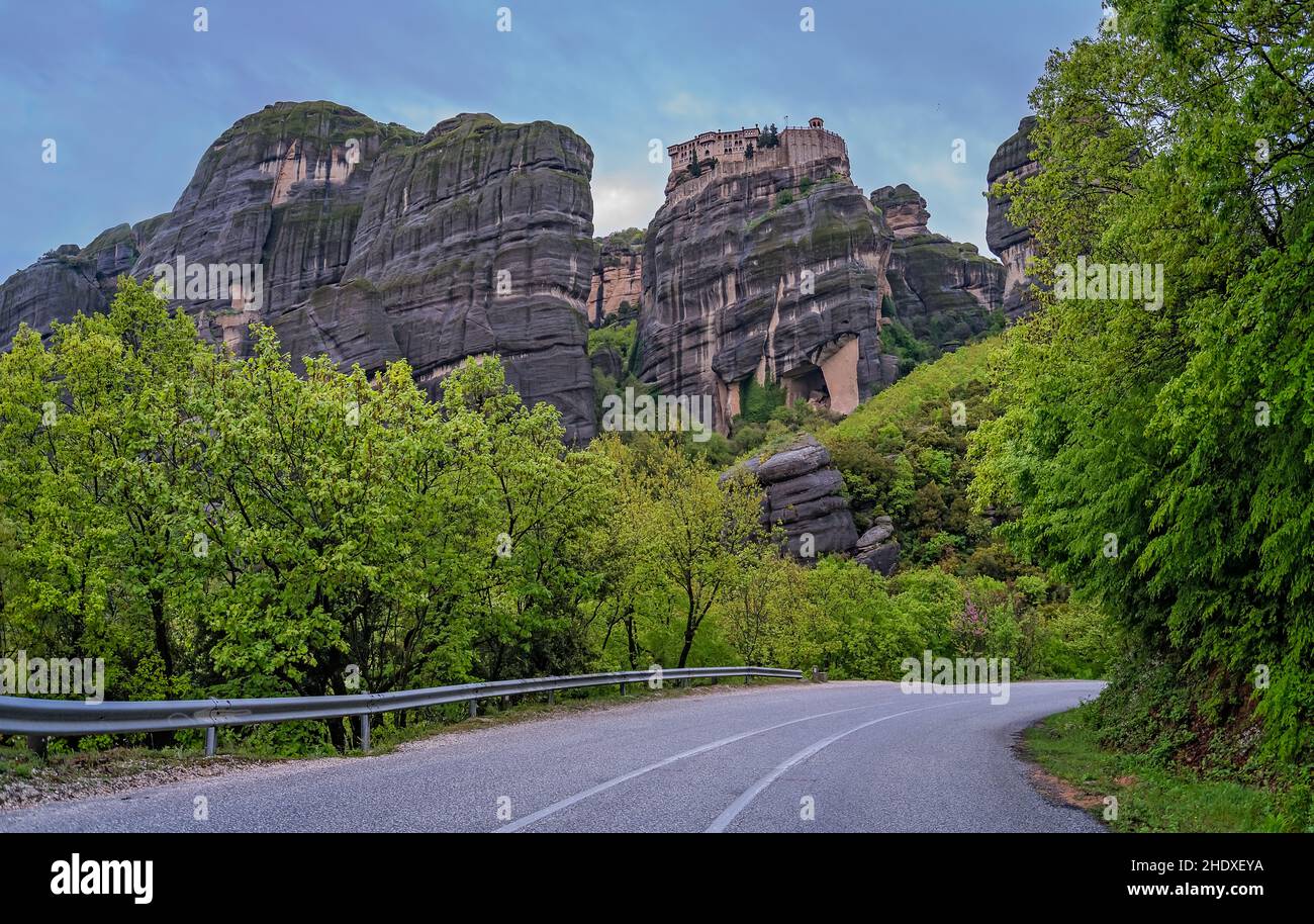 mountain range, street, mountain ranges, road, roads, streets Stock ...