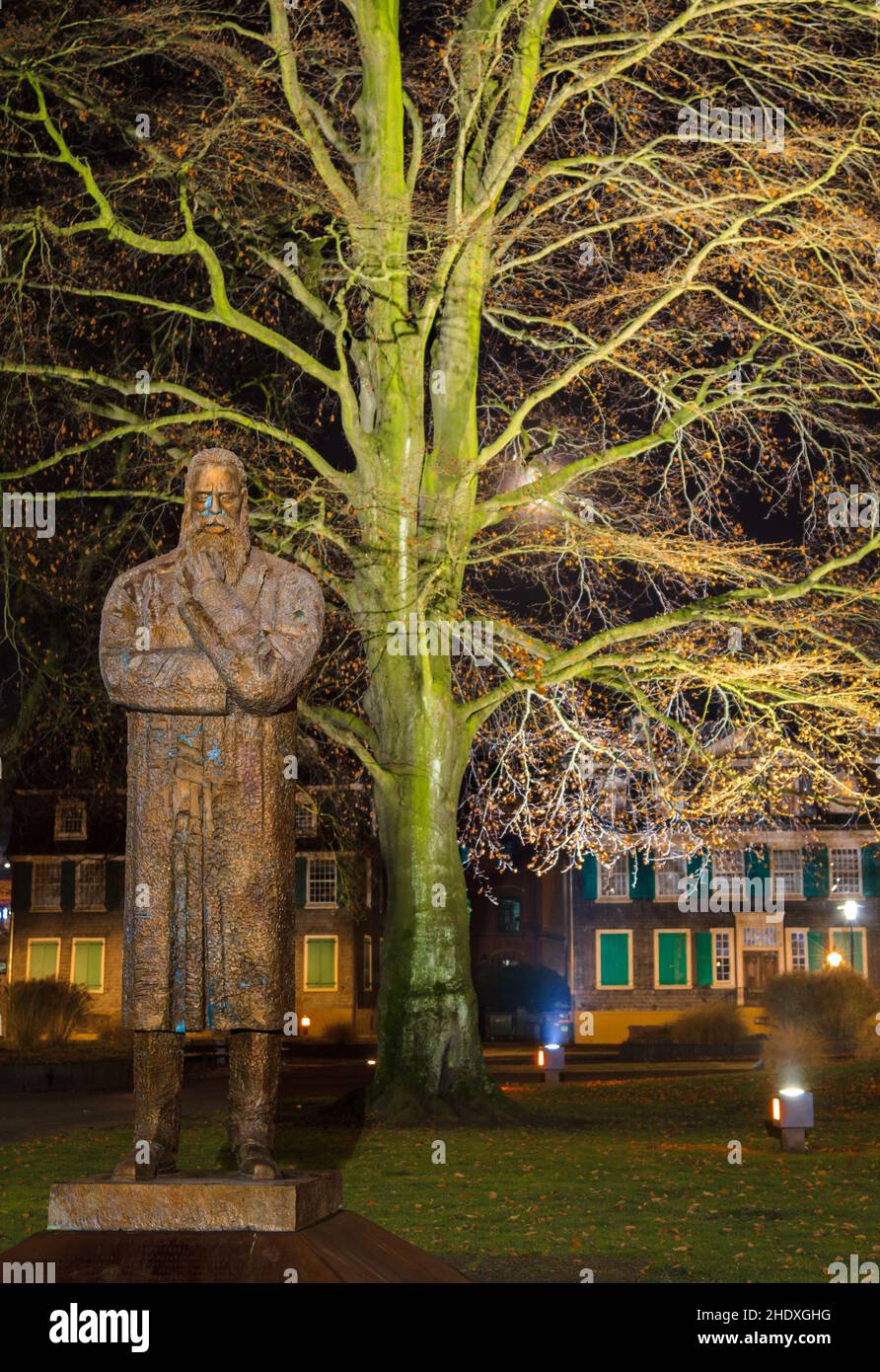 memorial, friedrich engels, wuppertal, memorials, wuppertals Stock Photo