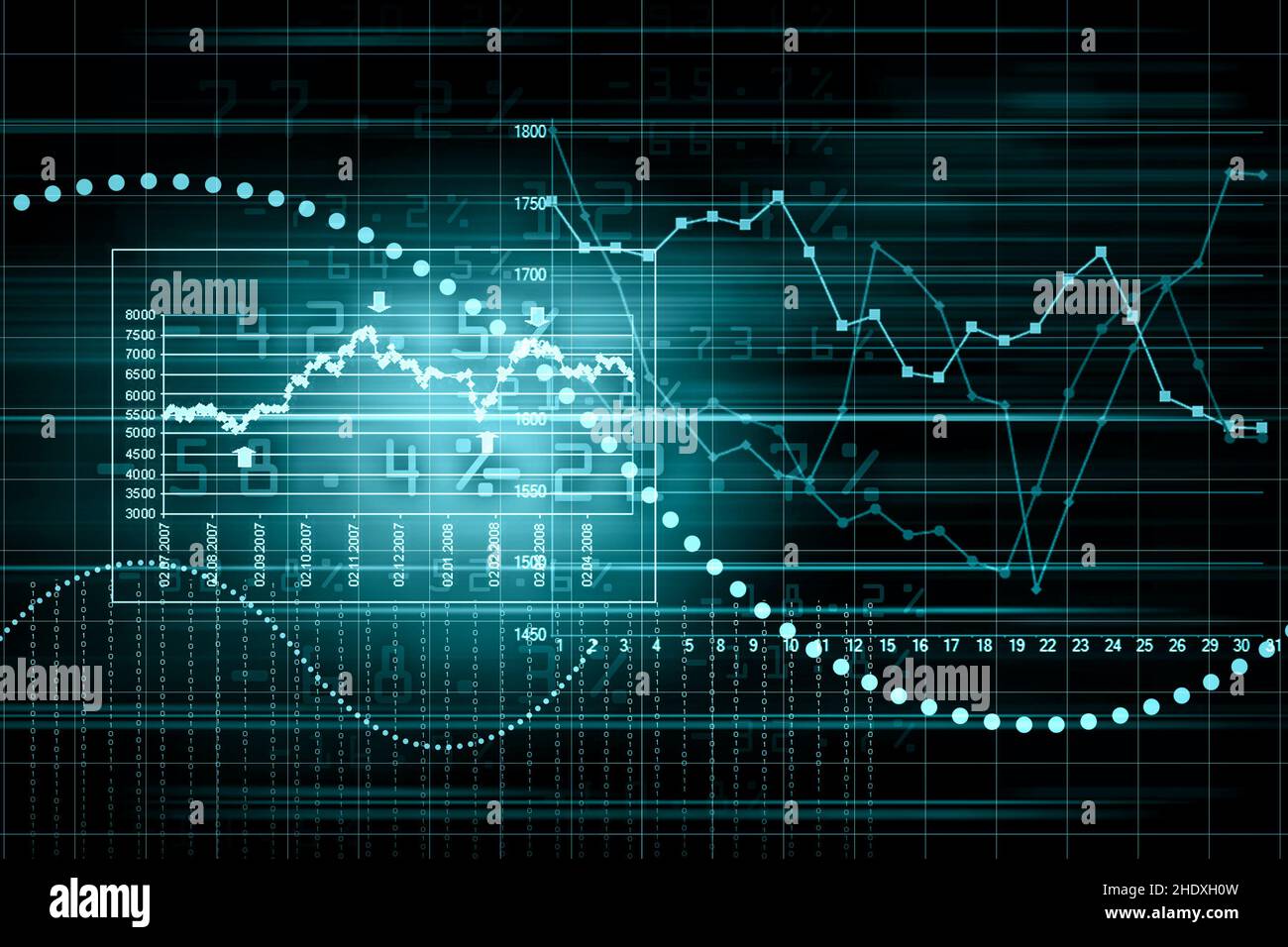 diagram, forecast, binary code, chart, charts, diagrams, graph, graphs, forecasts, binary codes Stock Photo