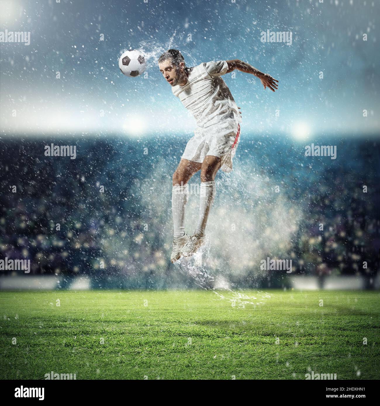Full length ball header hi-res stock photography and images - Alamy