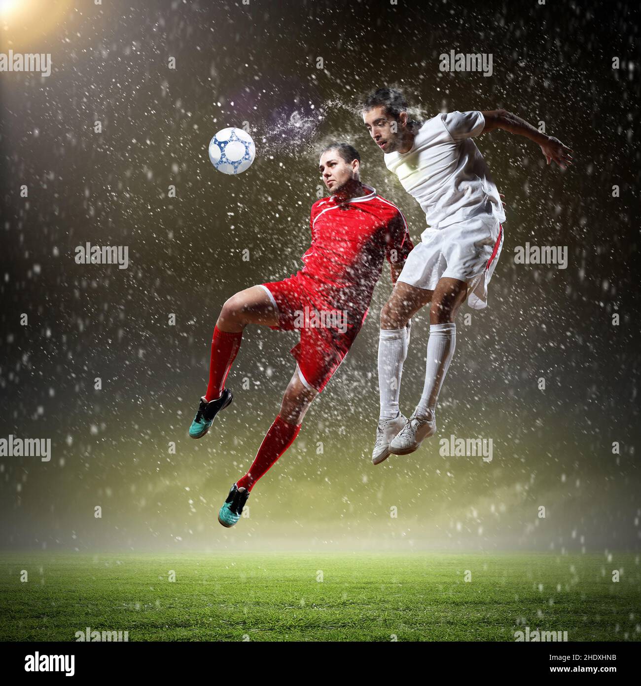 soccer, header, soccers, headers Stock Photo Alamy