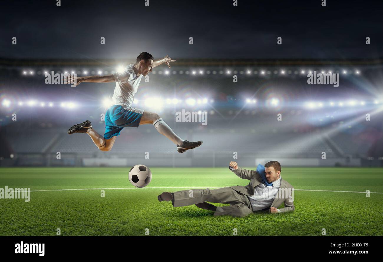 competition, soccer player, soccer manager, competitions, competitive, competitive sport, kicker, kickers, soccer players Stock Photo