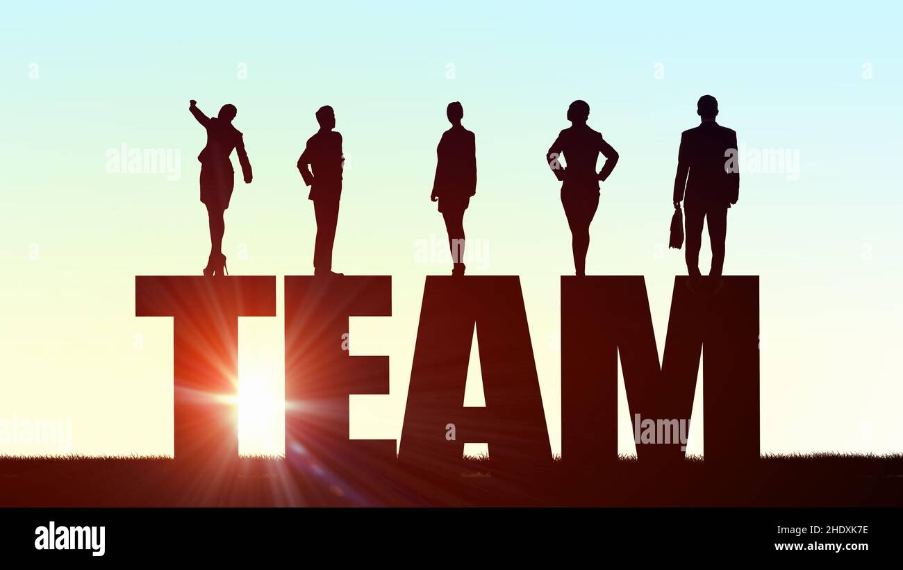 team, colleagues, teams, colleague Stock Photo