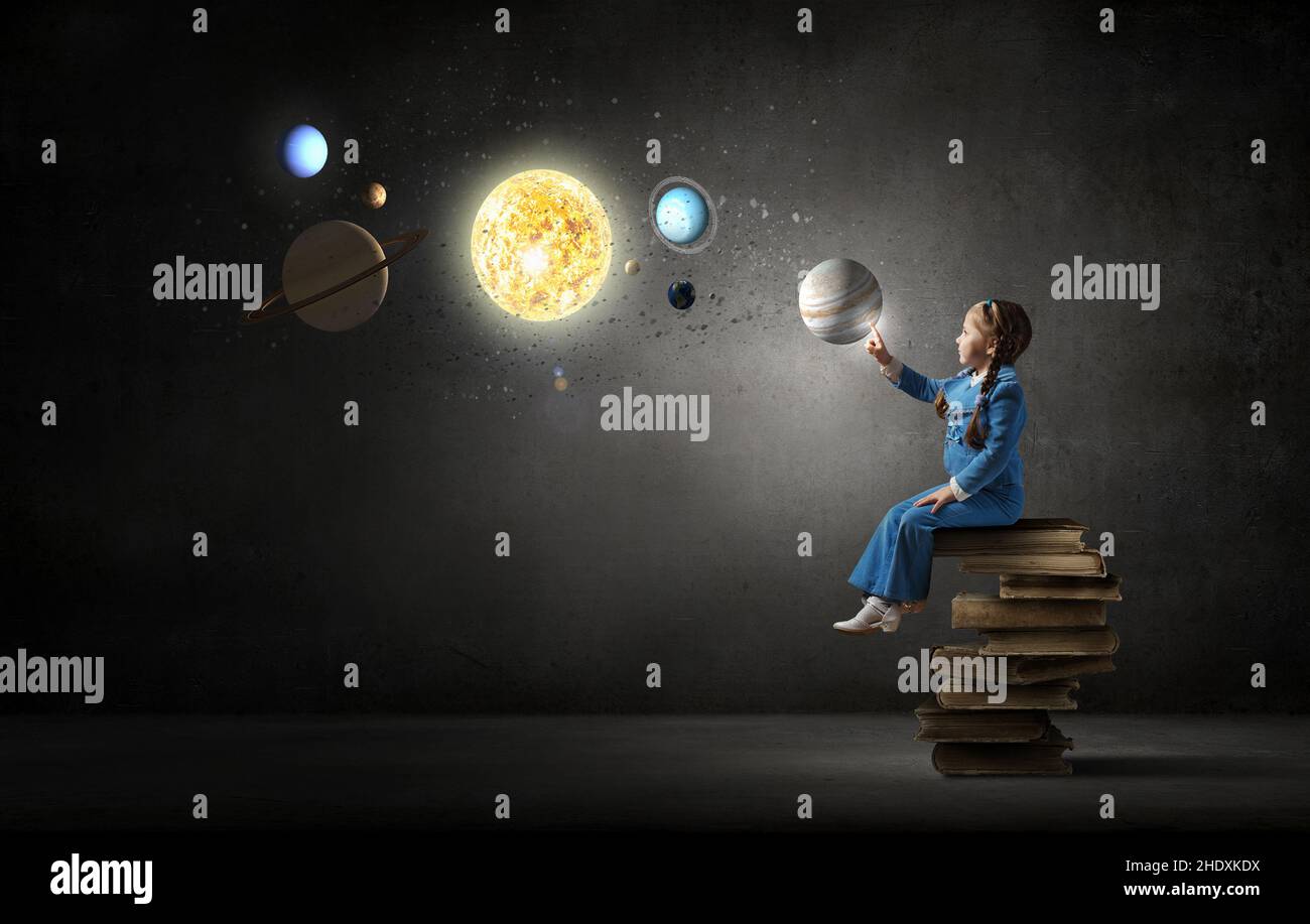 Space children astronomy education hi-res stock photography and images ...