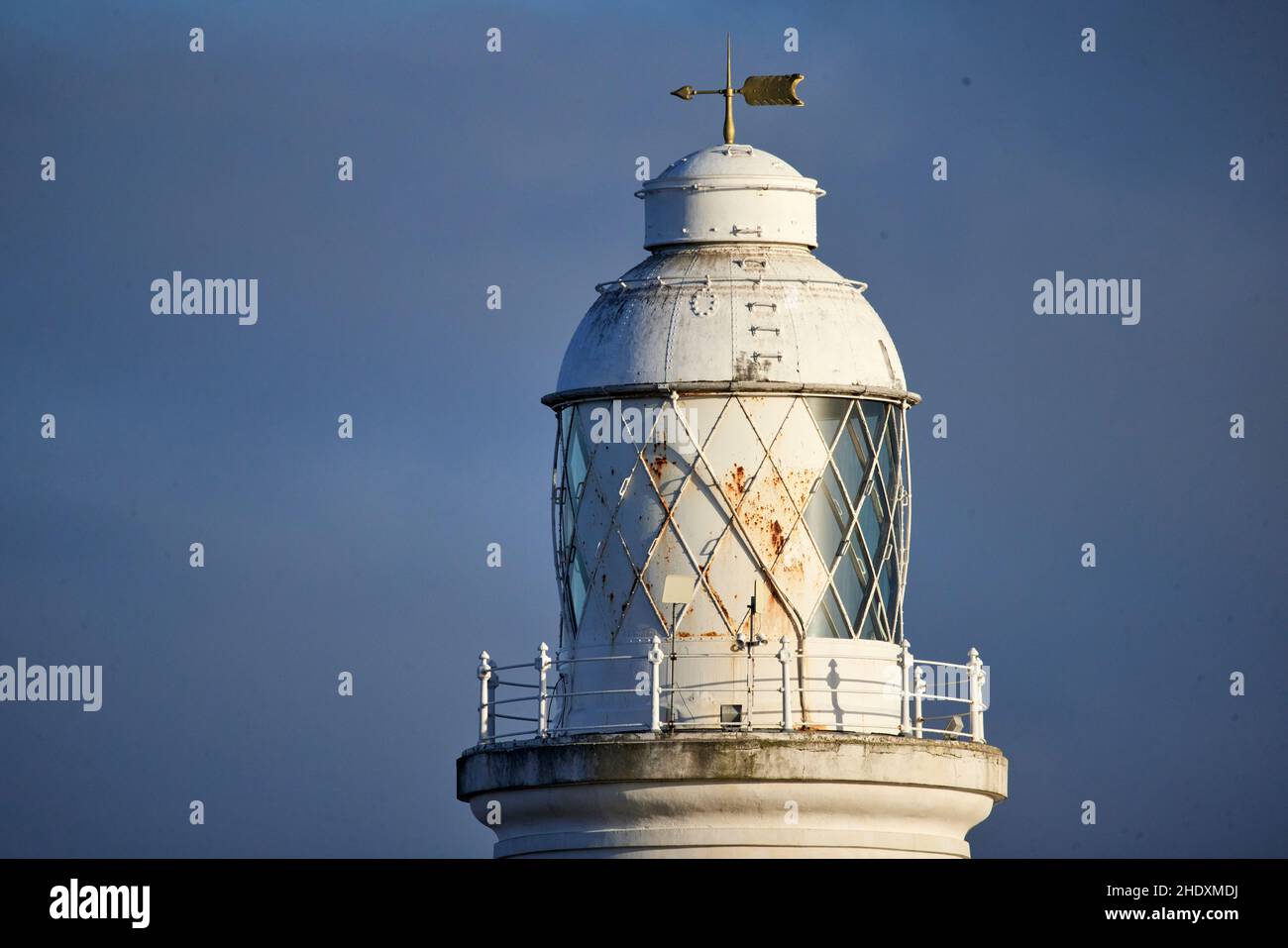 St. Mary's Lighthouse Whitley Bay, a seaside town in North Tyneside, Tyne & Wear, England Stock Photo