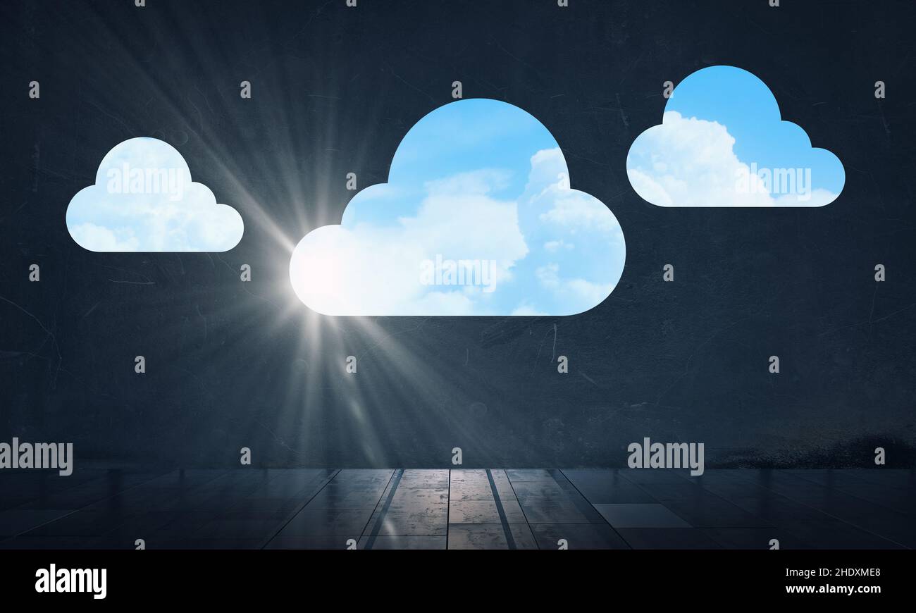 clouds, cloud-computing, cloud Stock Photo