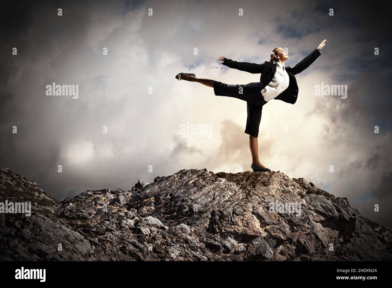 career, balance, concentrated, careers, balances, concentrateds Stock Photo