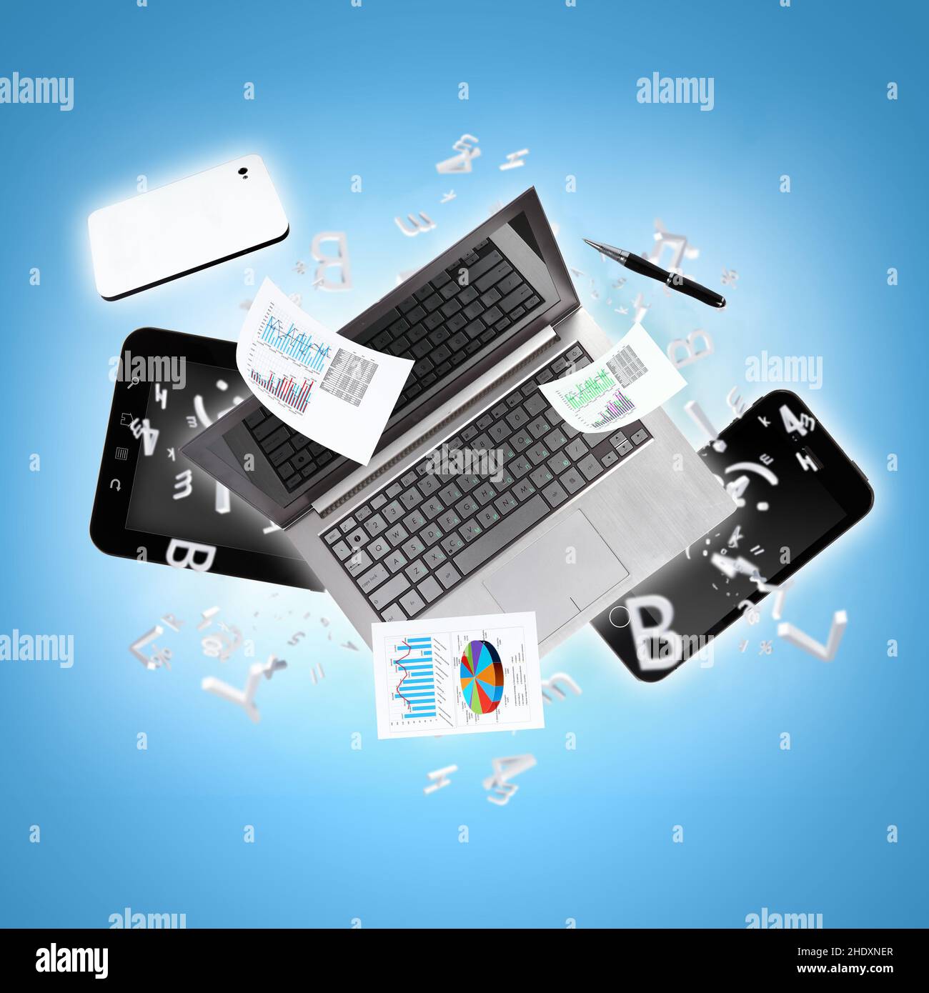 strategy, business plan, big data, strategies Stock Photo