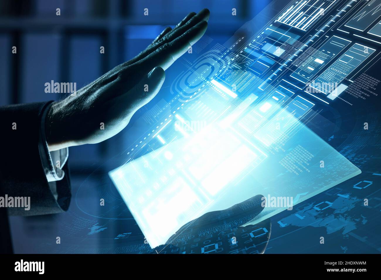 hand, interface, coding, hands, interfaces Stock Photo Alamy