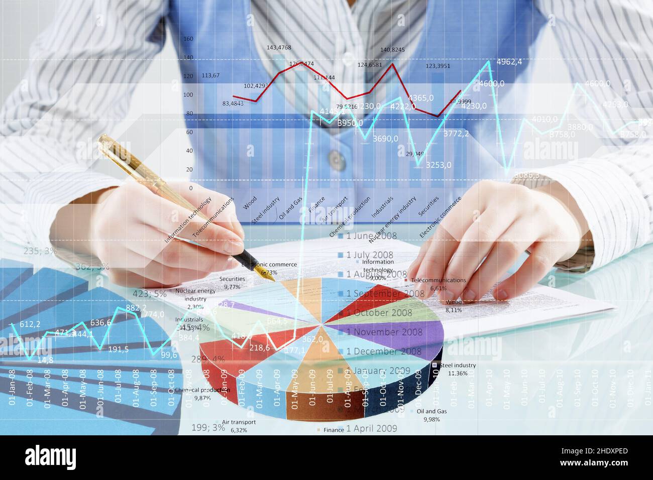 analysis, data acquisition, pie chart, analyses, data acquisitions, pie charts Stock Photo