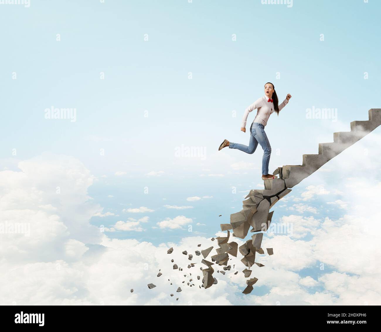 fear, staircase, nightmare, fears, staircases, stairs, nightmares Stock Photo Alamy