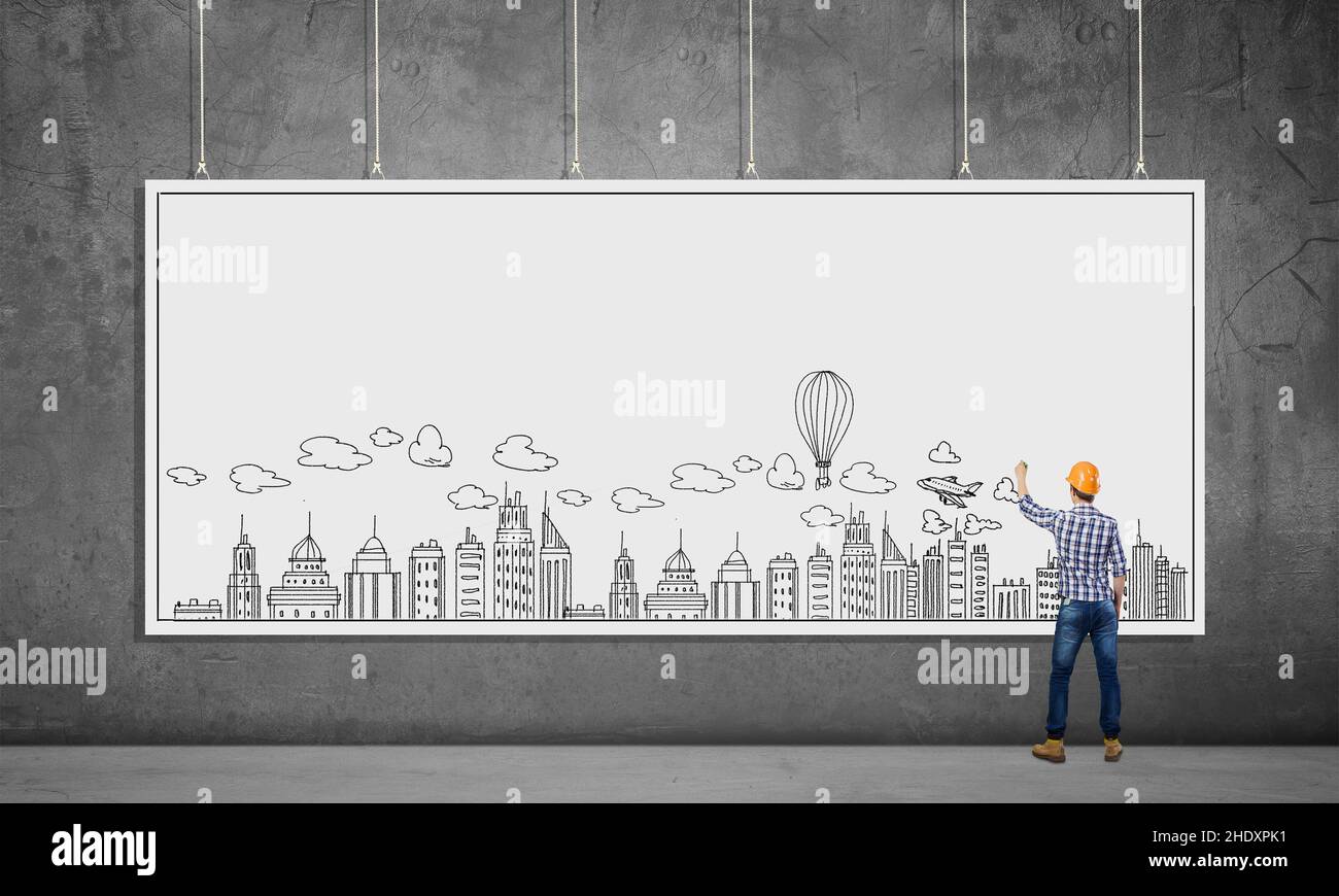 engineer, urban planning, engineers Stock Photo Alamy