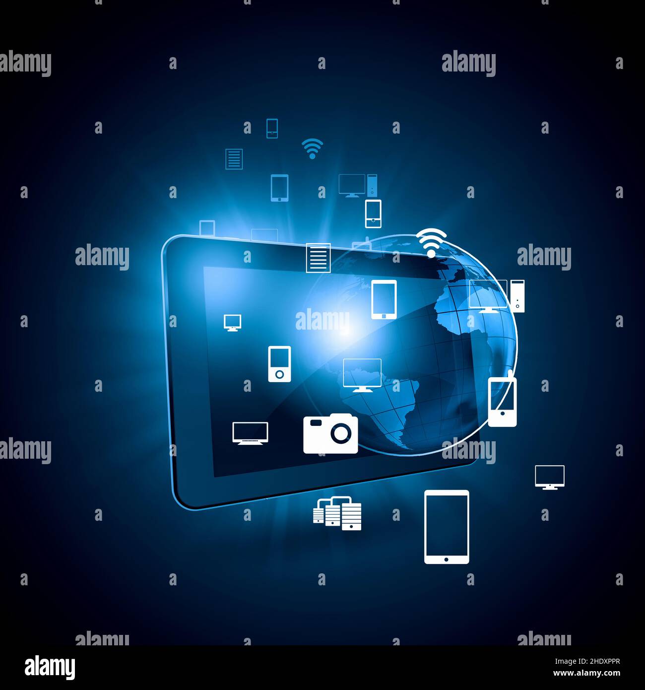 data communication, online, wlan, virtual, datas, onlines, wlans, virtuals Stock Photo