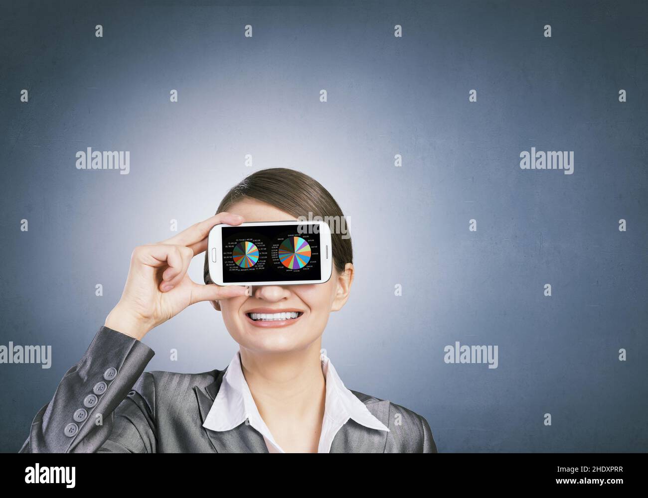 statistics, pie chart, app, pie charts Stock Photo Alamy