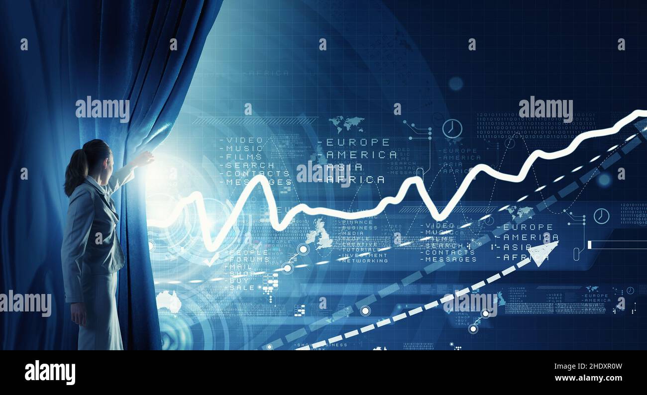 Presentation Of Expectation Diagram Stock Photo Alamy