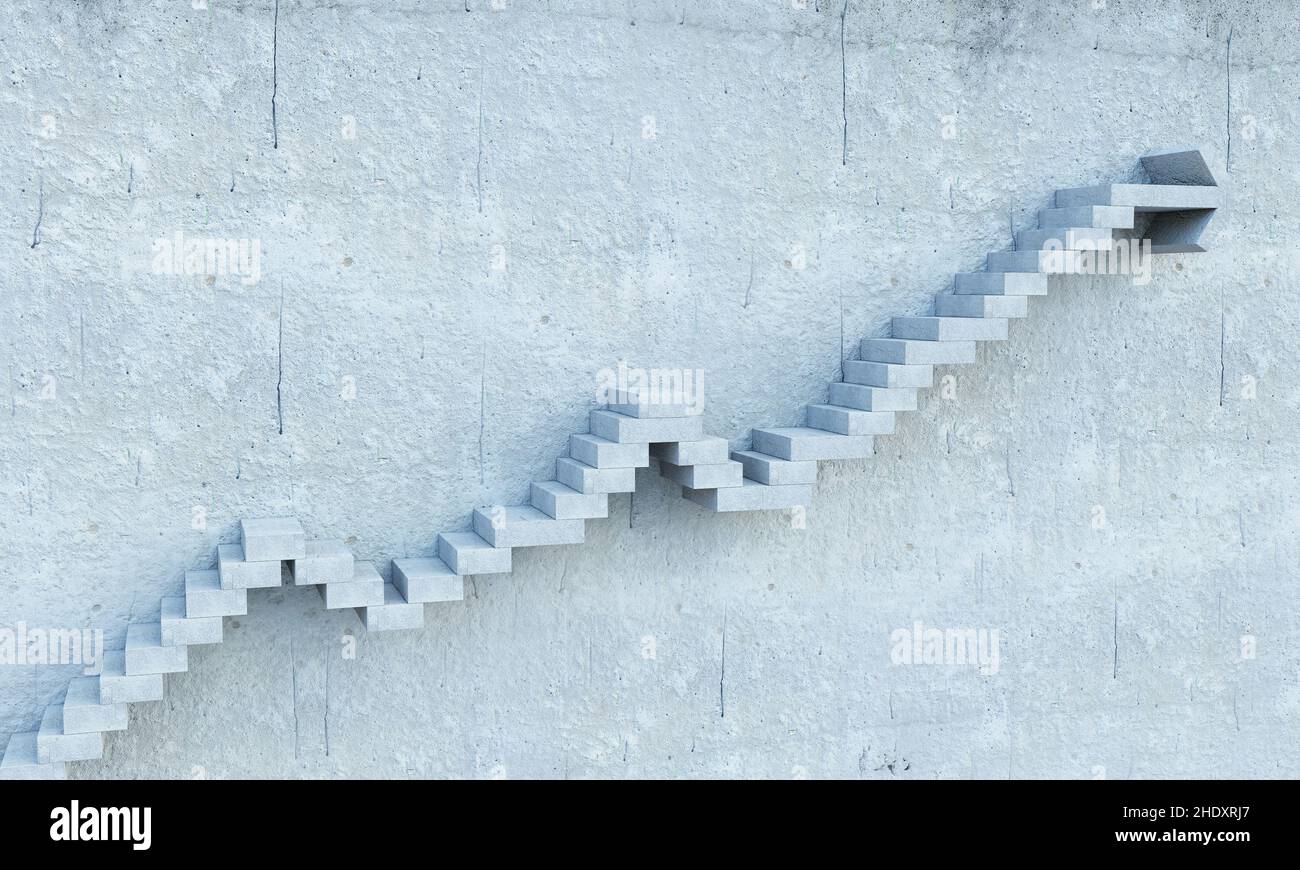 success, upward, up, upwards Stock Photo