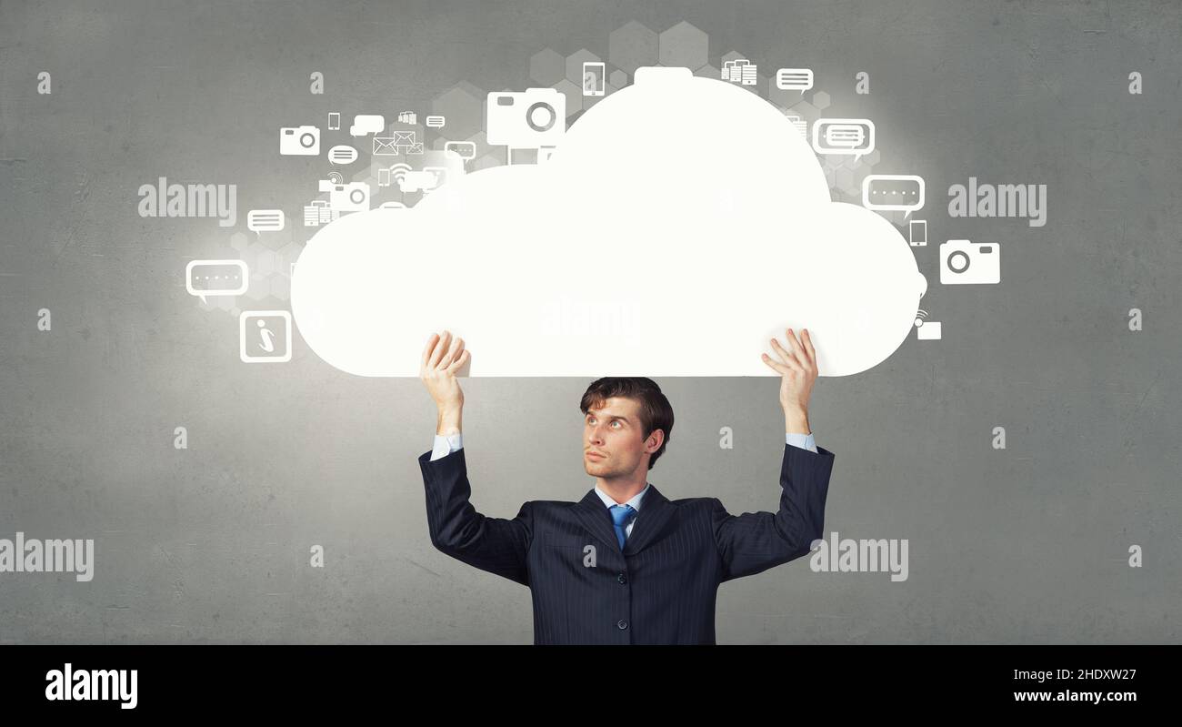 data storage, cloud, cloud computing, data storages Stock Photo