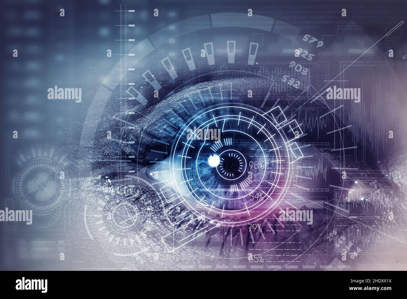 digital, surveying, iris, cyberspace, digitals, cyberspaces Stock Photo