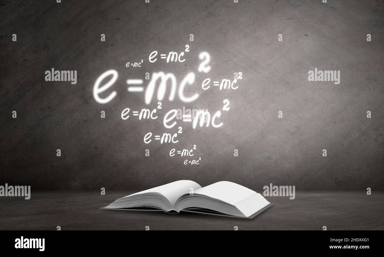 physics, relativity, e mc2, physic, relativities Stock Photo