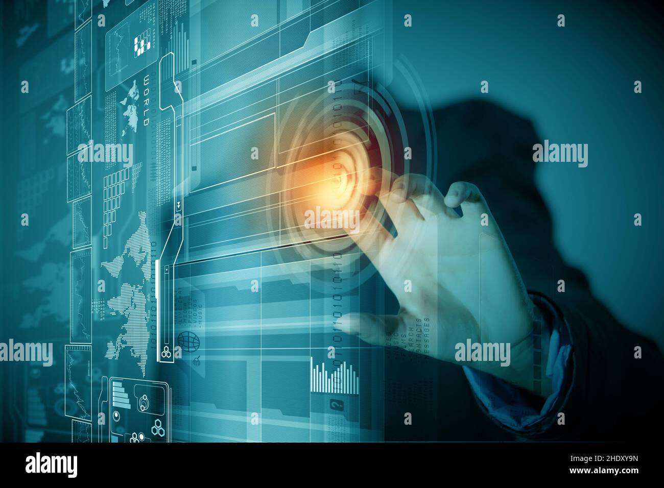 touchscreen, interface, enabling, programming, touchscreens, interfaces, activate, activating Stock Photo