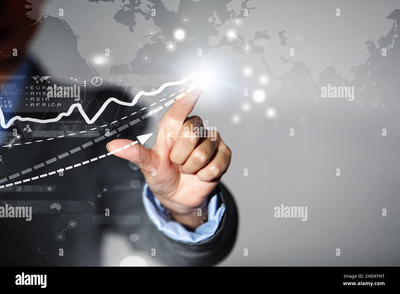 development, worldwide, upswing, developments, worldwides Stock Photo
