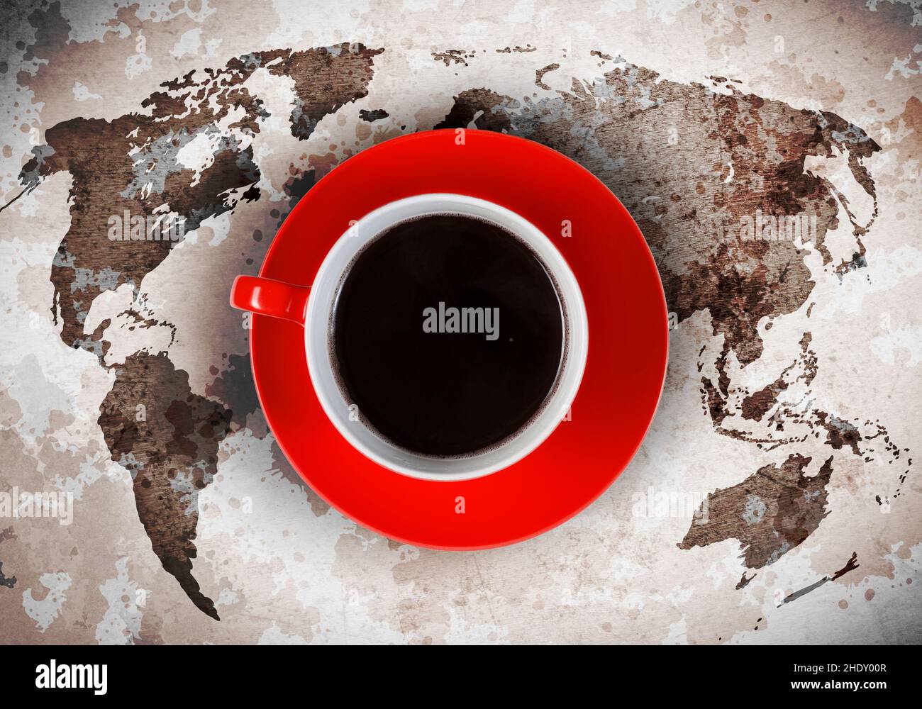 coffee time, world map, coffee break, world maps Stock Photo Alamy