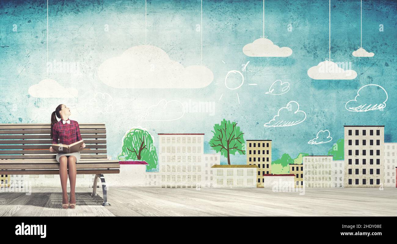 reading, literature, bench, read, reading a book, reading something, to ...