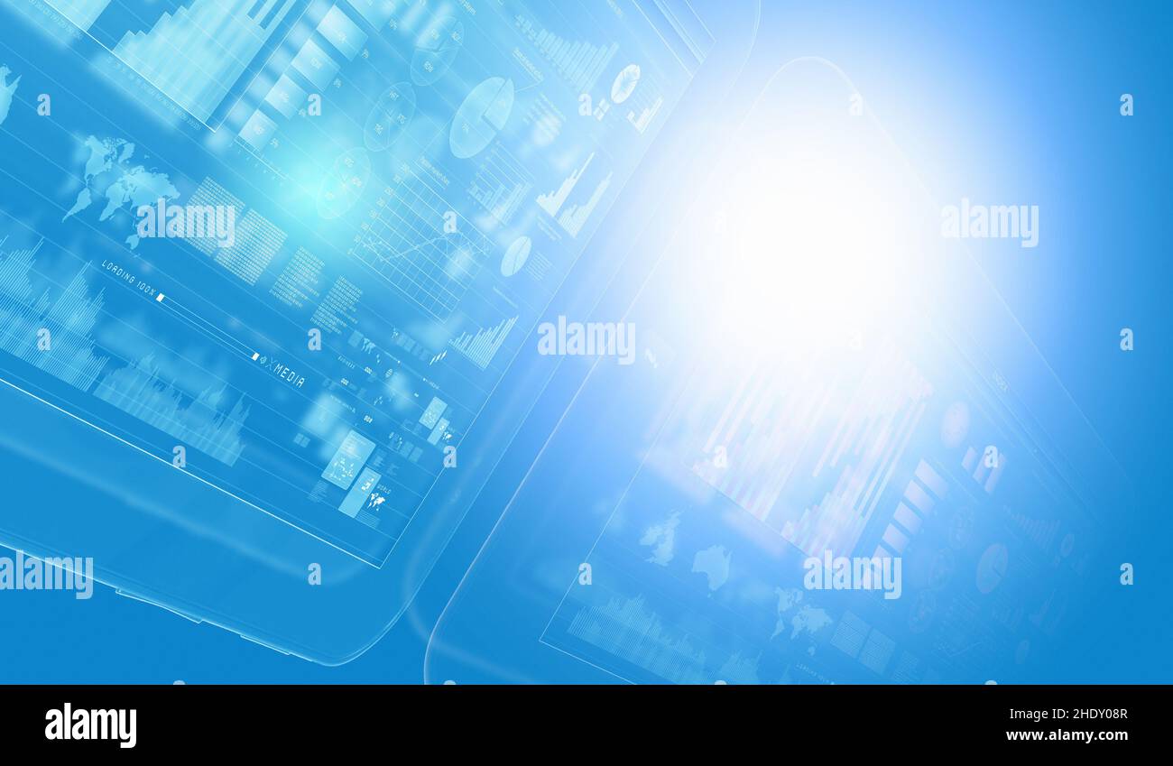 digital, touchscreen, data analysis, digitals, touchscreens Stock Photo
