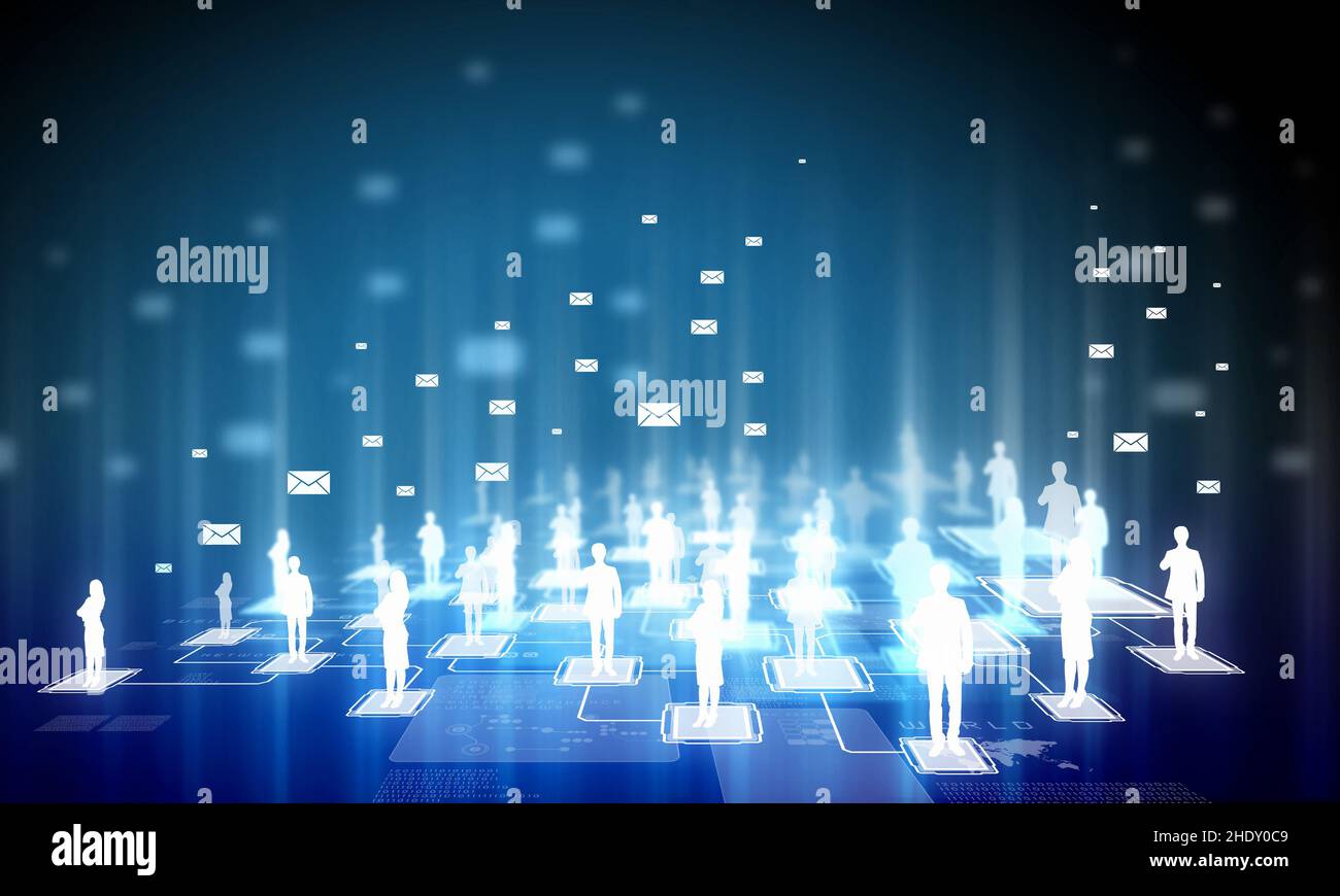 send, online, email, user, social network, sends, onlines, emails Stock Photo