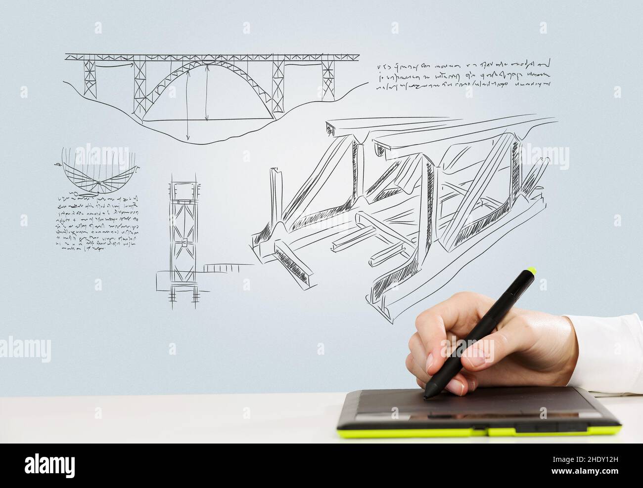 design, drawing, architect, draft, graphics tablet, designs, architects, drafts, graphics tablets Stock Photo