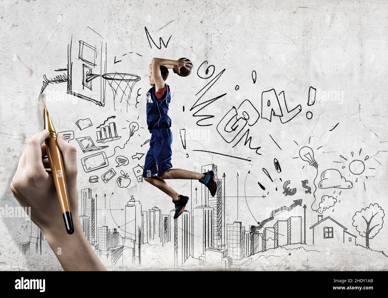 motion, basketball, illustrator, motions, basketballs Stock Photo Alamy