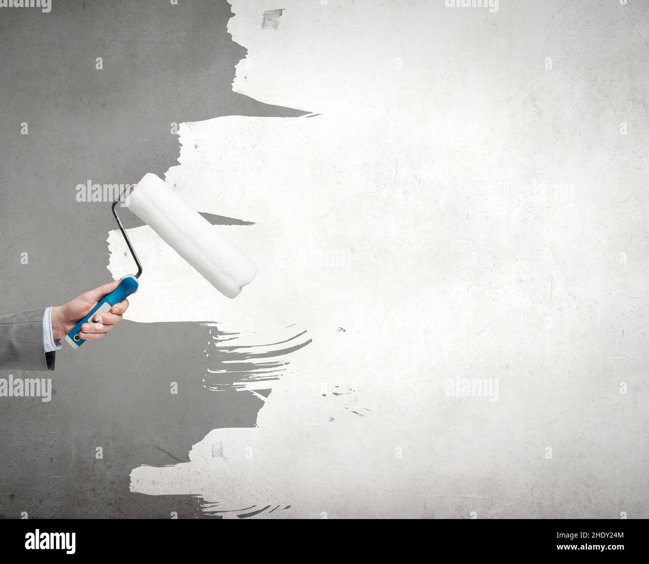 white, new paint, paint roller, painting, whites, new paints, paint