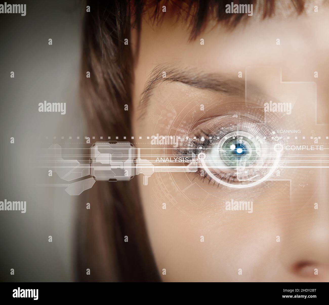 data, iris, cyberspace, scanners, datas, cyberspaces Stock Photo