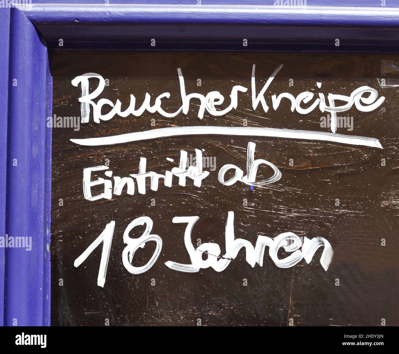 bar, house rules, smoking bar, bars Stock Photo Alamy