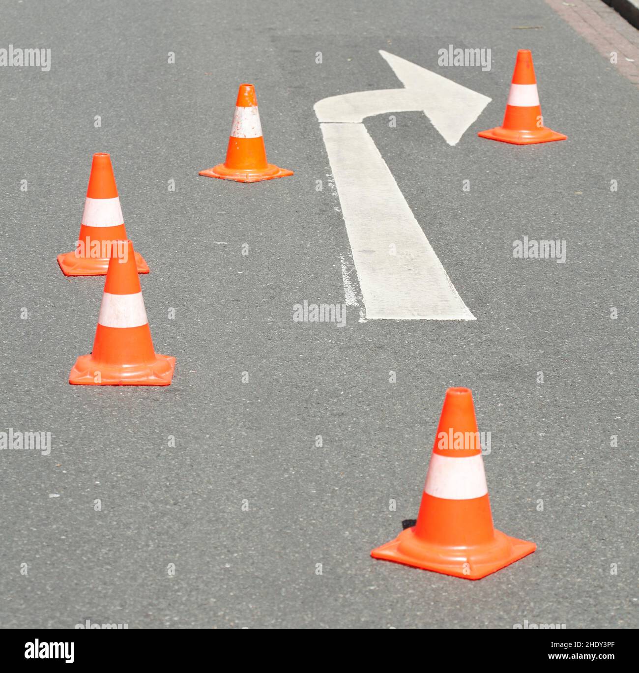 road markings, traffic cone, cone, pylon, traffic cones Stock Photo Alamy