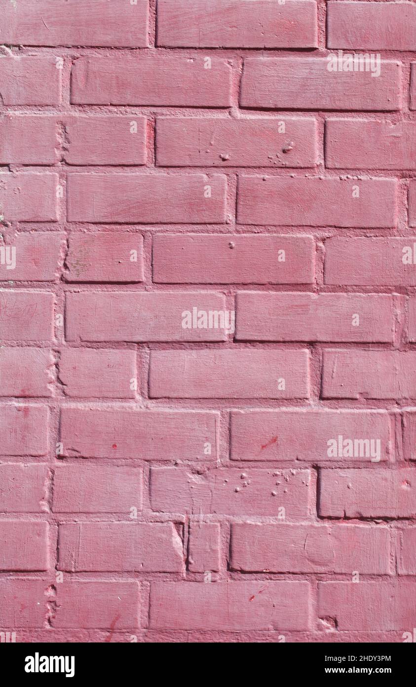 pink, brick wall, pinks, brick walls Stock Photo Alamy