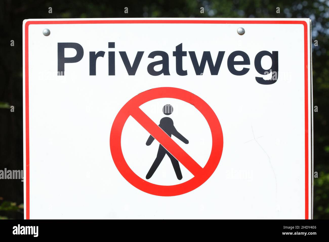 PHTTULE „No Trespassing“ Schild – 30,5x7,6 Cm, Aluminium, 2 Stück, Wetterfest