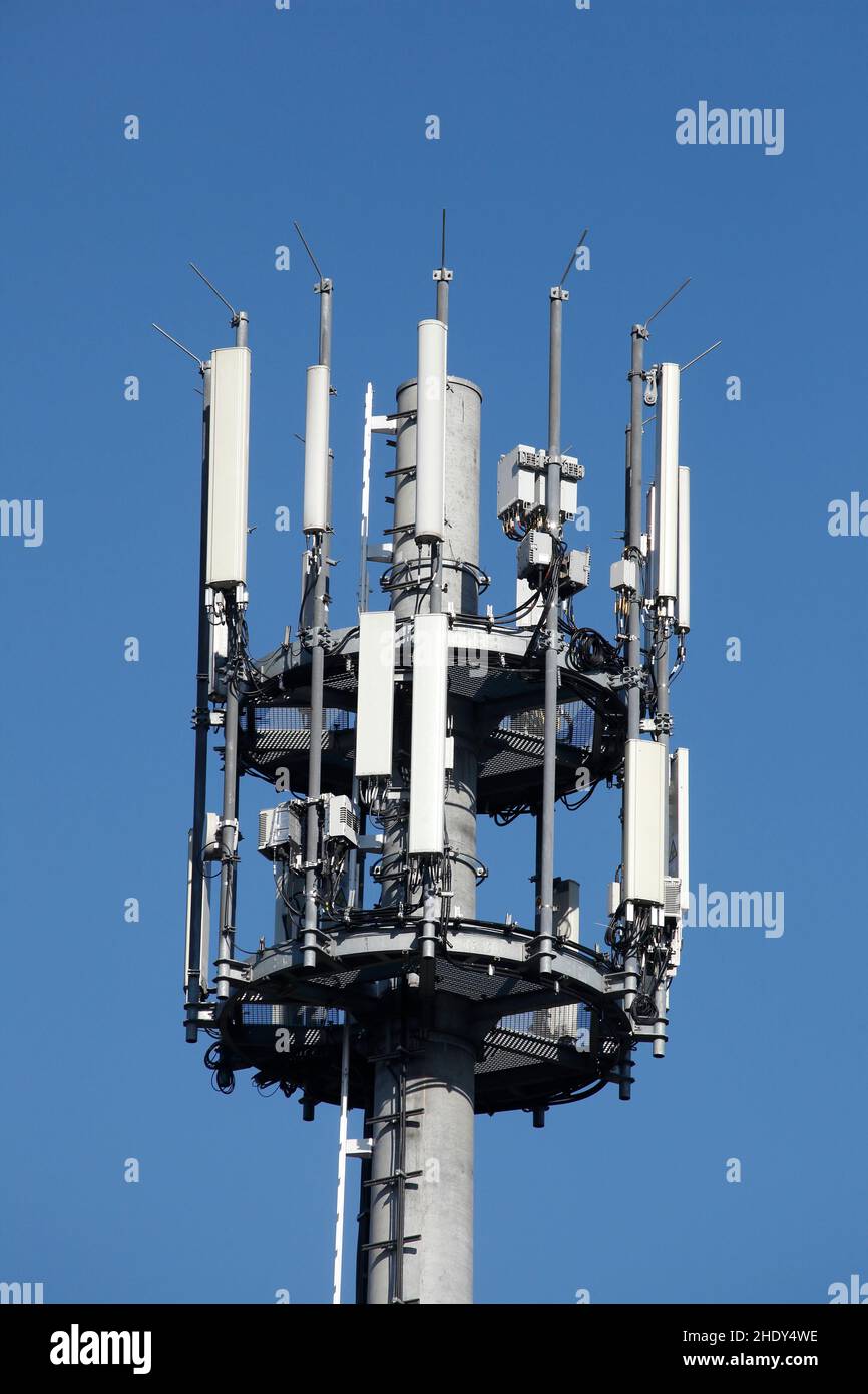 antenna, repeater tower, antennas, repeater towers Stock Photo Alamy