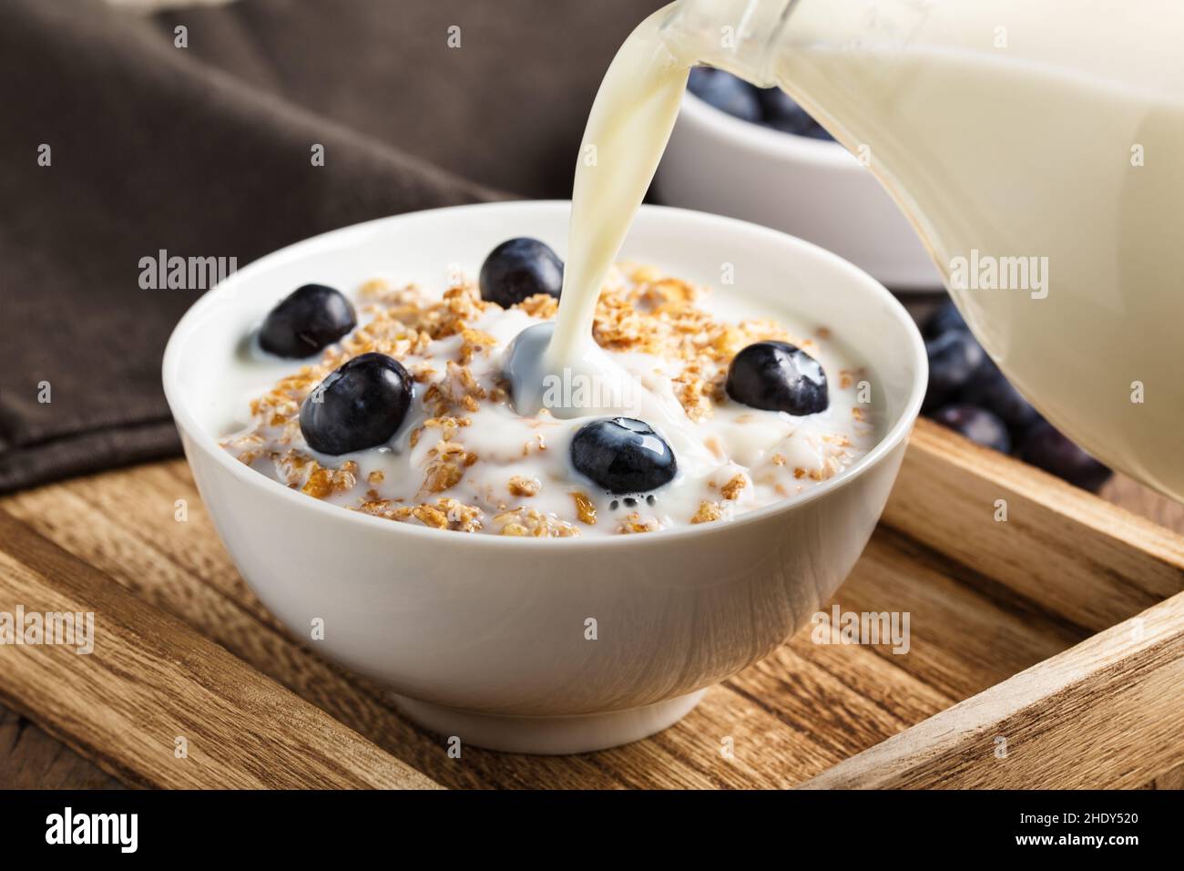 milk, breakfast, cereal, milks, breakfasts, cereals Stock Photo Alamy