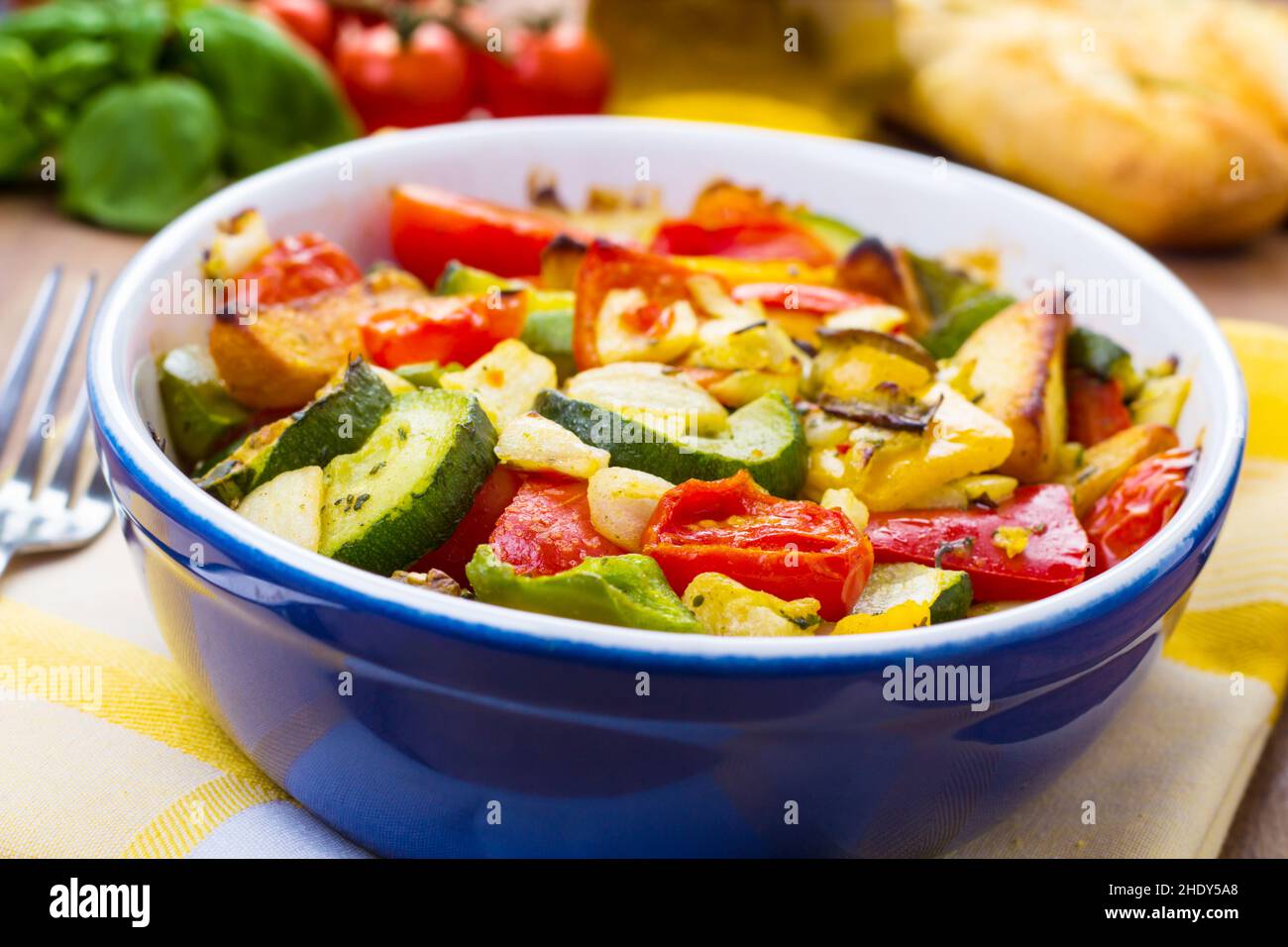 oven vegetables, grilled vegetables, oven vegetable Stock Photo Alamy