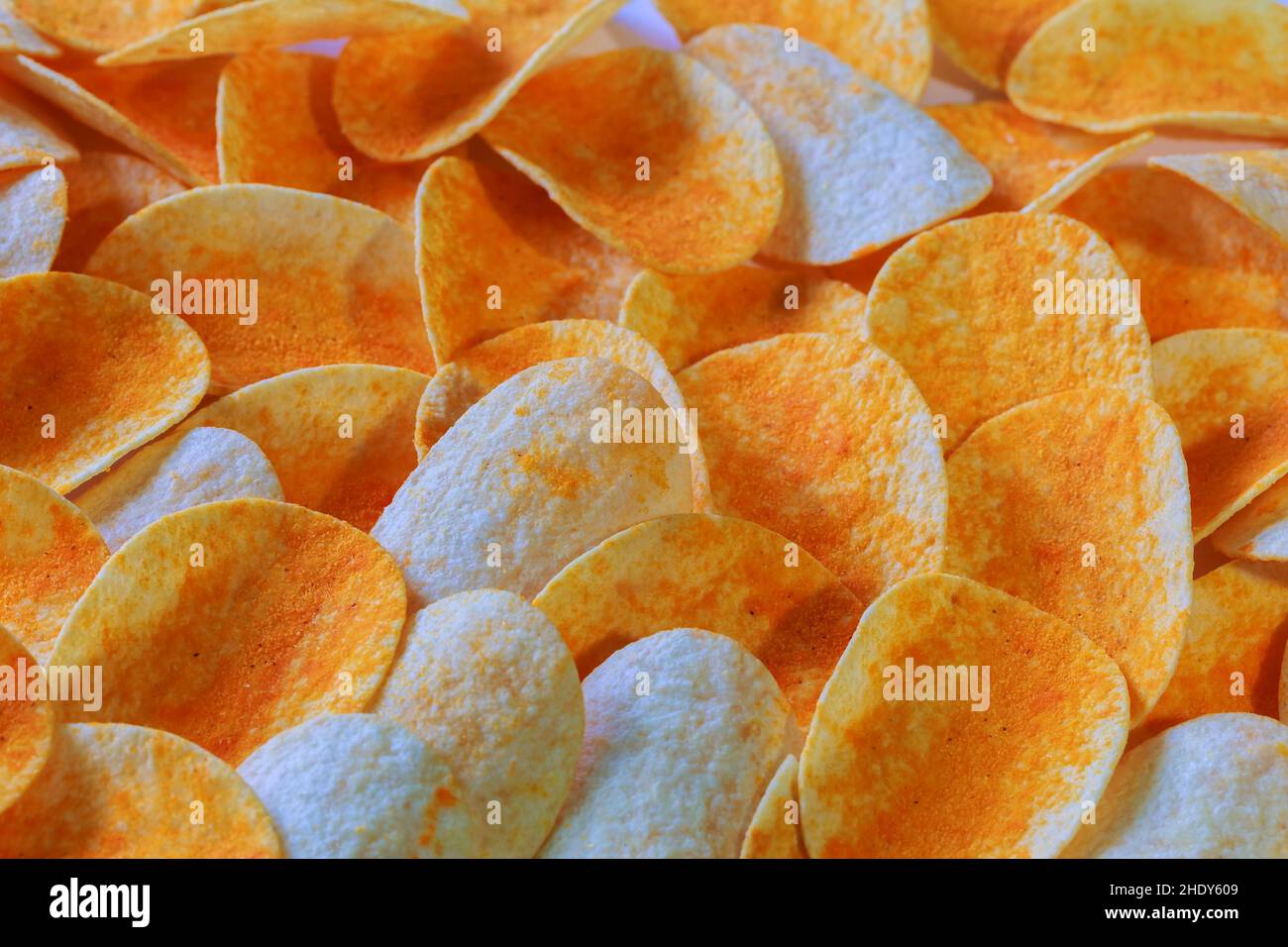 paprika chips, potato chips Stock Photo Alamy