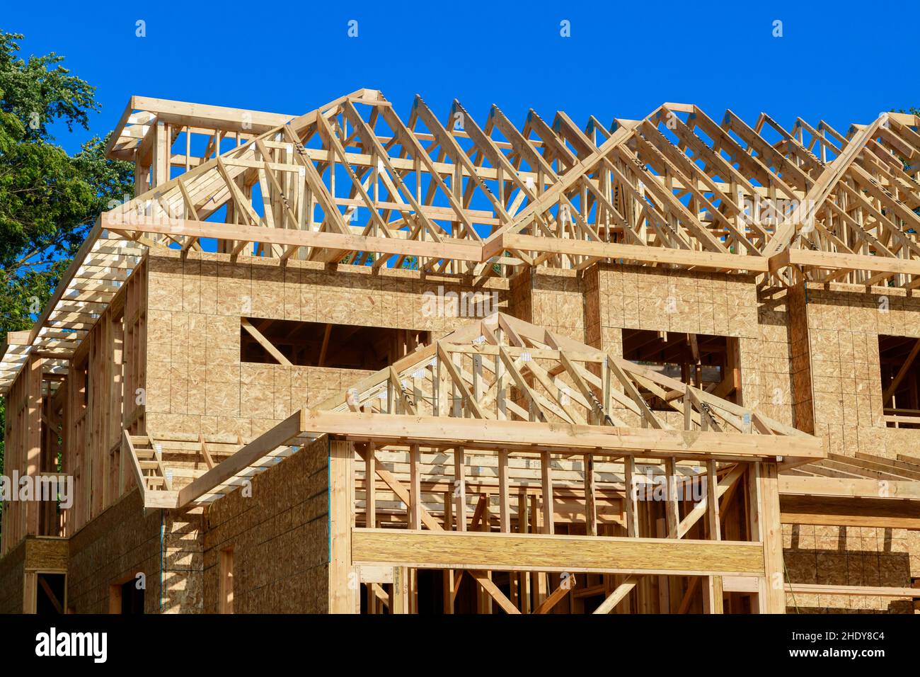 building construction, structure, housing, Wooden construction