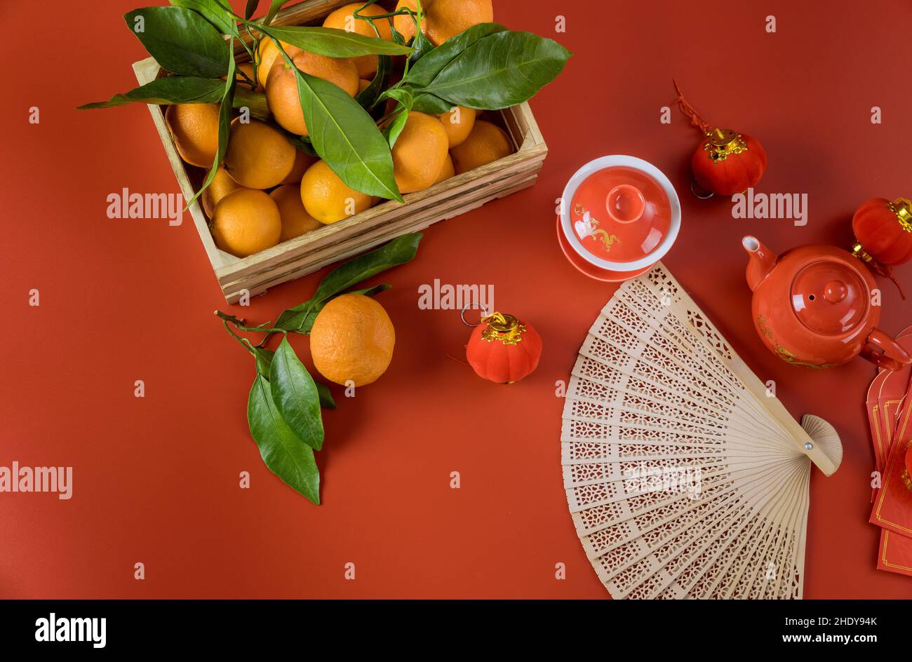 chinese culture, citrus fruit, fan, tea set, chinese cultures, citrus